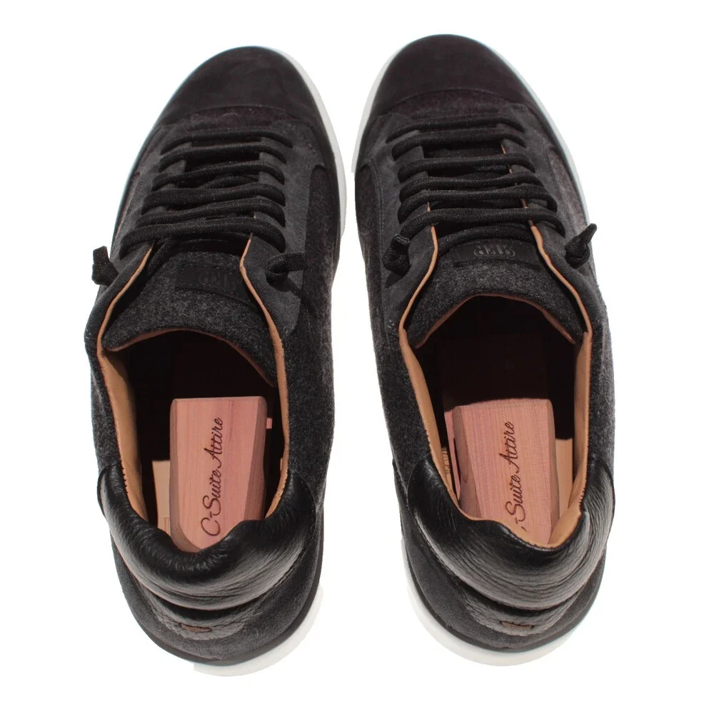 RFR Fabiano Ricci NWB Lace Up Sneakers Size 44.5 (US 11.5) in Black